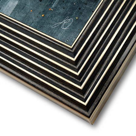 Vibrant Canopy Framed Canvas 1380x30x780mm