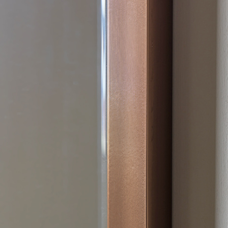 Lustro Wallace – brąz metaliczny, 97 × 3,3 × 67 cm