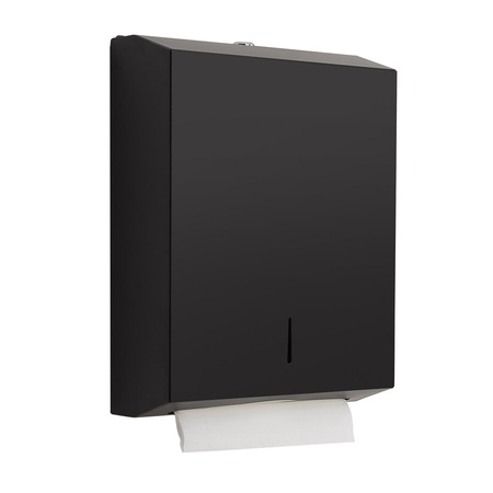 Podajnik ręczników papierowych 282x364x105mm, czarny mat