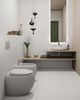 CLOUD Miska WC stojąca Rimless 56x40cm biały mat