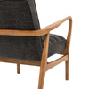 Datsun Armchair Charcoal Boucle 690x760x800mm