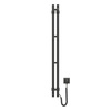 Elektryczny grzejnik łazienkowy Silhouette Quadro 90х1200 Sensor prawa, czarny