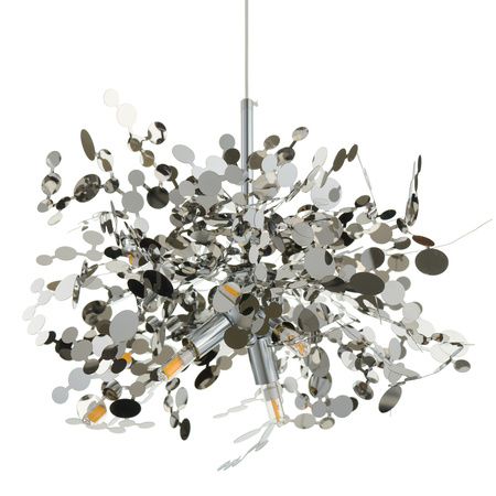 Lampa wisząca MONETTI 40 cm - chrom, dekoracyjna