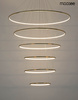 MOOSEE lampa wisząca RING SLIM XL złota