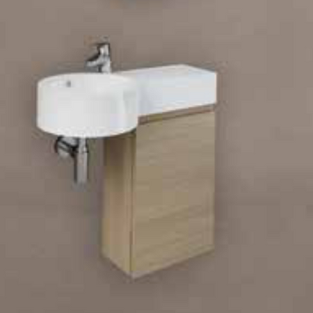 Zestaw PETIT Umywalka okrąg blatP, szafka JOY SOK