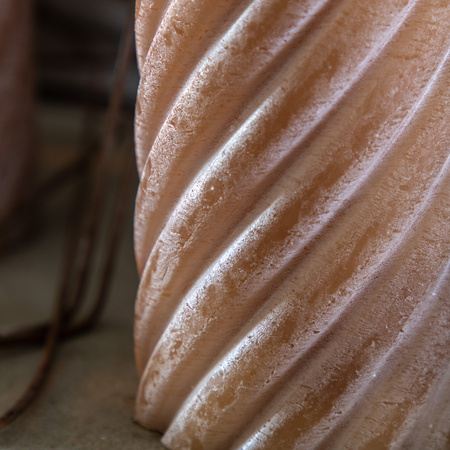 Świeca waniliowa Twist Amber (2 szt.) D75x100 mm