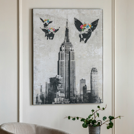 Concrete Dreams II Framed Canvas 700x15x900mm