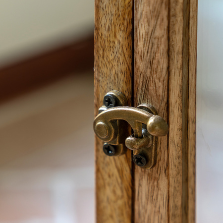 Ayna Wooden Lantern 180x180x445mm