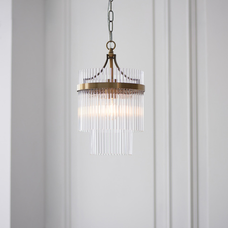 Marietta 1 Pendant Light Antique Brass