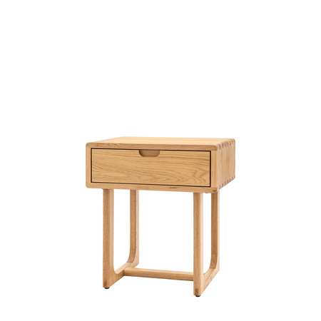 Craft 1 Drawer Bedside Natural 500x400x550mm