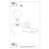 Lampa biurkowa ARIZ beton