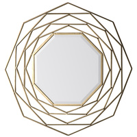 Lustro Estella złote 910 x 910 mm