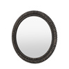 Pimlico Round Mirror Black Wash 900mm