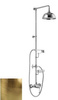 VIENNA zestaw prysznicowy z baterią, mydelniczka,wys. 1291mm, brąz