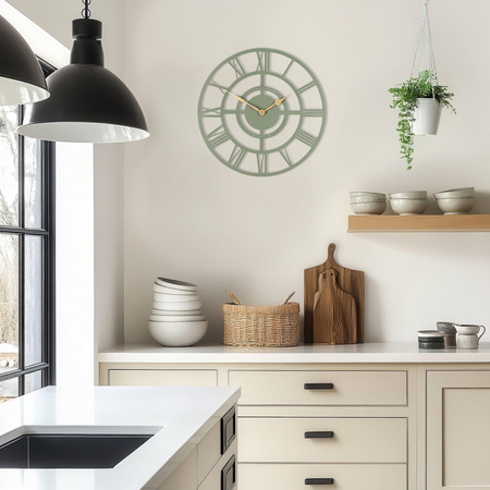 Bright Star Wall Clock Olive 16in