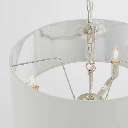 Harvey 1 Pendant Light Bright Nickel