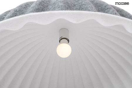 MOOSEE lampa wisząca MOLD 55 szara