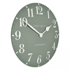 Arabic Wall Clock Seagrass 20in