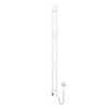 Elektryczny grzejnik łazienkowy Silhouette Quadro 90х1500 Sensor prawa, biały