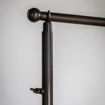 Brogdale Hanging Bar Black 1525x50x1170mm