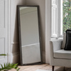 Romano Leaner Mirror Marbled Grey 570x1570mm