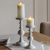 Alzira Candlesticks Cream Set of 2