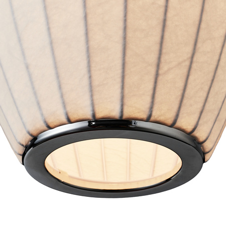 Lampa wisząca SILK BARREL biała 60 cm - nowoczesna i minimalistyczna