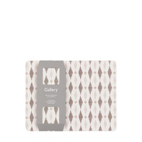 Geo Monochrome Placemat and Coaster Set