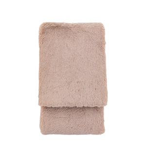 Juniper Faux Fur Throw Dusky Pink 1500x2000mm