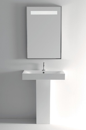 CENTO umywalka ceramiczna 80x45cm, biały