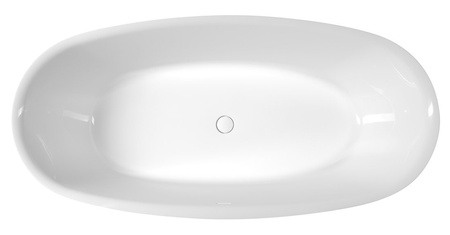 FLORINA wanna wolnostojąca, kompozyt, 170x80x61cm, biała