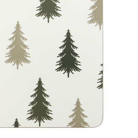 Woodland Trees Placemat & Coaster Set (4pk)