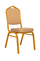 Krzesło bankietowe / konferencyjne HERA   beżowe / złote