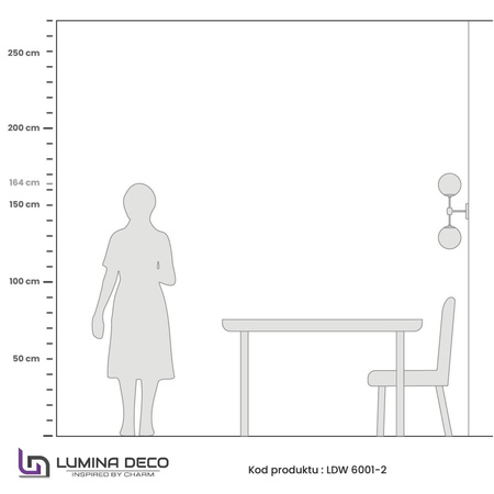 LAMPA ŚCIENNA KINKIET LOFTOWY CZARNY ZODIAK W2