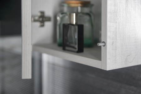 TREOS szafka wisząca górna 35x50x22cm, lewa/prawa, dąb Polar