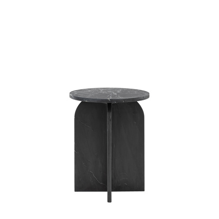 Amalfi Side Table Black 400x400x500mm