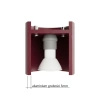 Plafon ORBIS 2 burgund