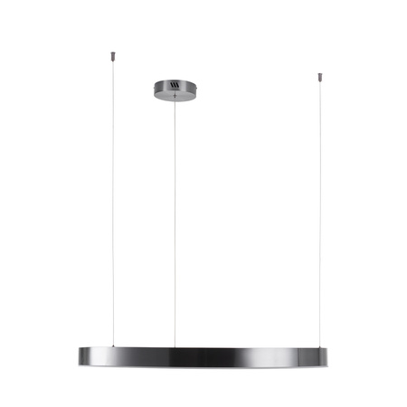 Lampa wisząca CIRCLE 80 cm - LED, ring tytan szczotkowany