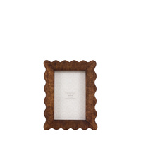 Avila Wooden Scallop Photo Frame 6x4in