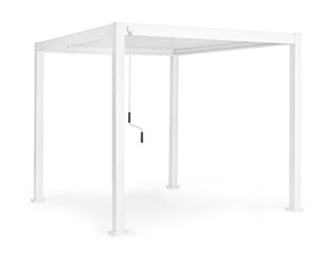 Pergola ogrodowa BIZZOTTO OCEAN 3X3 – biały
