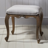Elegancki stołek toaletowy Weathered 470 x 450 x 400 mm
