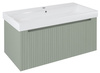 NELIO STRIP szafka umywalkowa 96,5x44x49cm, verde
