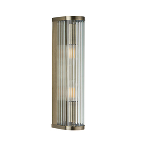 Ridgeton 2 Wall Light Antique Brass