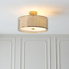 Cordero Ceiling Lamp Gold/White