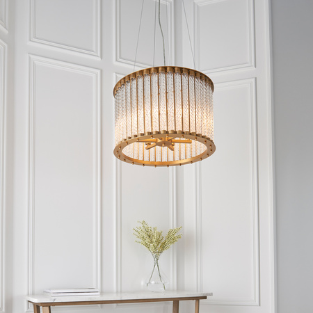 Romola 6 Pendant Matt Gold
