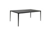 Stół SLIM 140x80 czarny - ceramiczny      marmur, aluminium