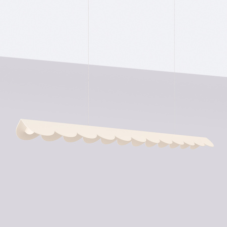 Lampa wisząca BISCUIT beżowa LED 4000K