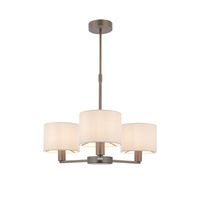 Daley 3 Pendant Antique Bronze 385-655mm