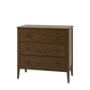 Camden 3 Drawer Chest Walnut 870x450x870mm
