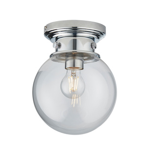 Lampa sufitowa Cheswick – chrom, 20 × 20 × 24,5 cm